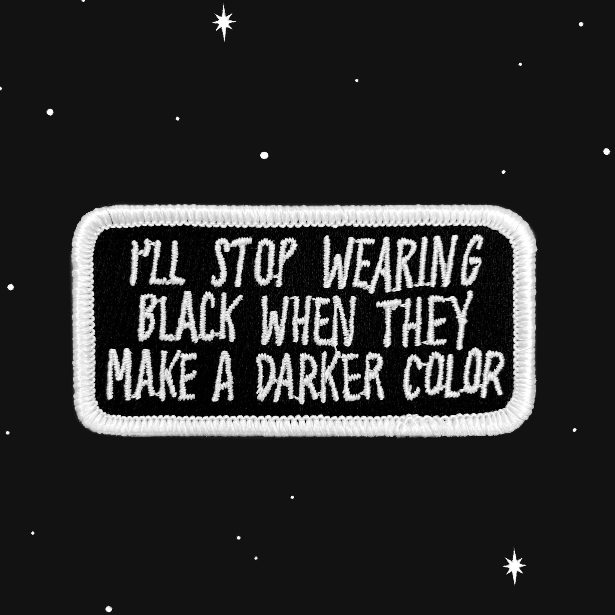 DARKER COLOR IRON-ON PATCH