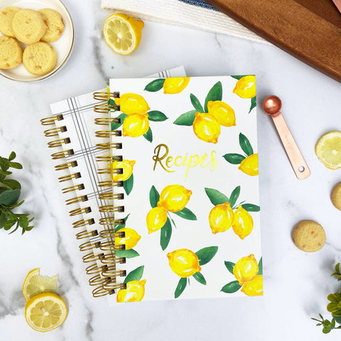LEMON LOVE RECIPE HARDCOVER JOURNAL