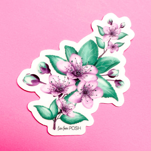 CHERRY BLOSSOMS VINYL STICKER