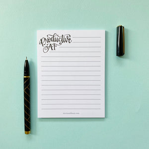 PRODUCTIVE AF NOTEPAD