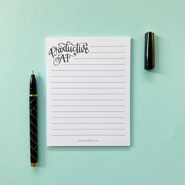 PRODUCTIVE AF NOTEPAD