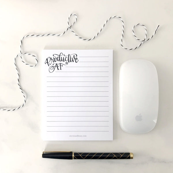 PRODUCTIVE AF NOTEPAD