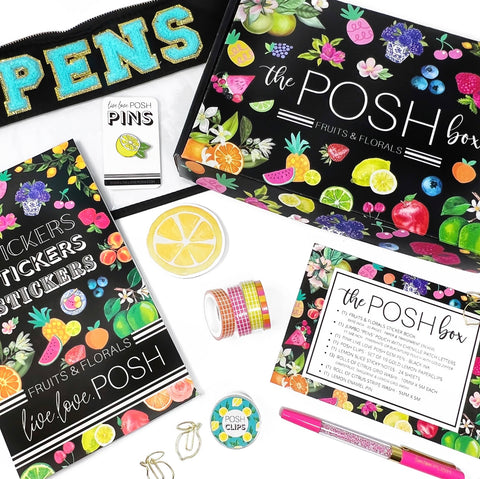 THE POSH BOX - FRUITS & FLORALS