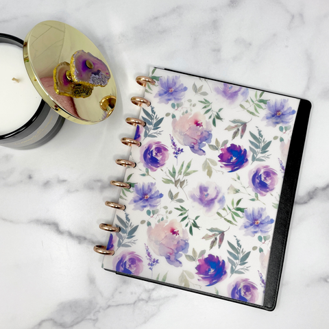 VIOLET BLOOMS VELLUM DASHBOARD