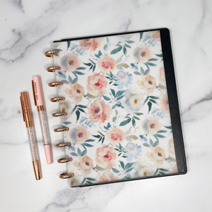 BLUSHING POWDERED BLOOMS VELLUM DASHBOARD