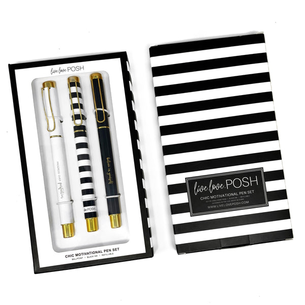 CHIC MOTIVATIONAL BALLPOINT PEN SET