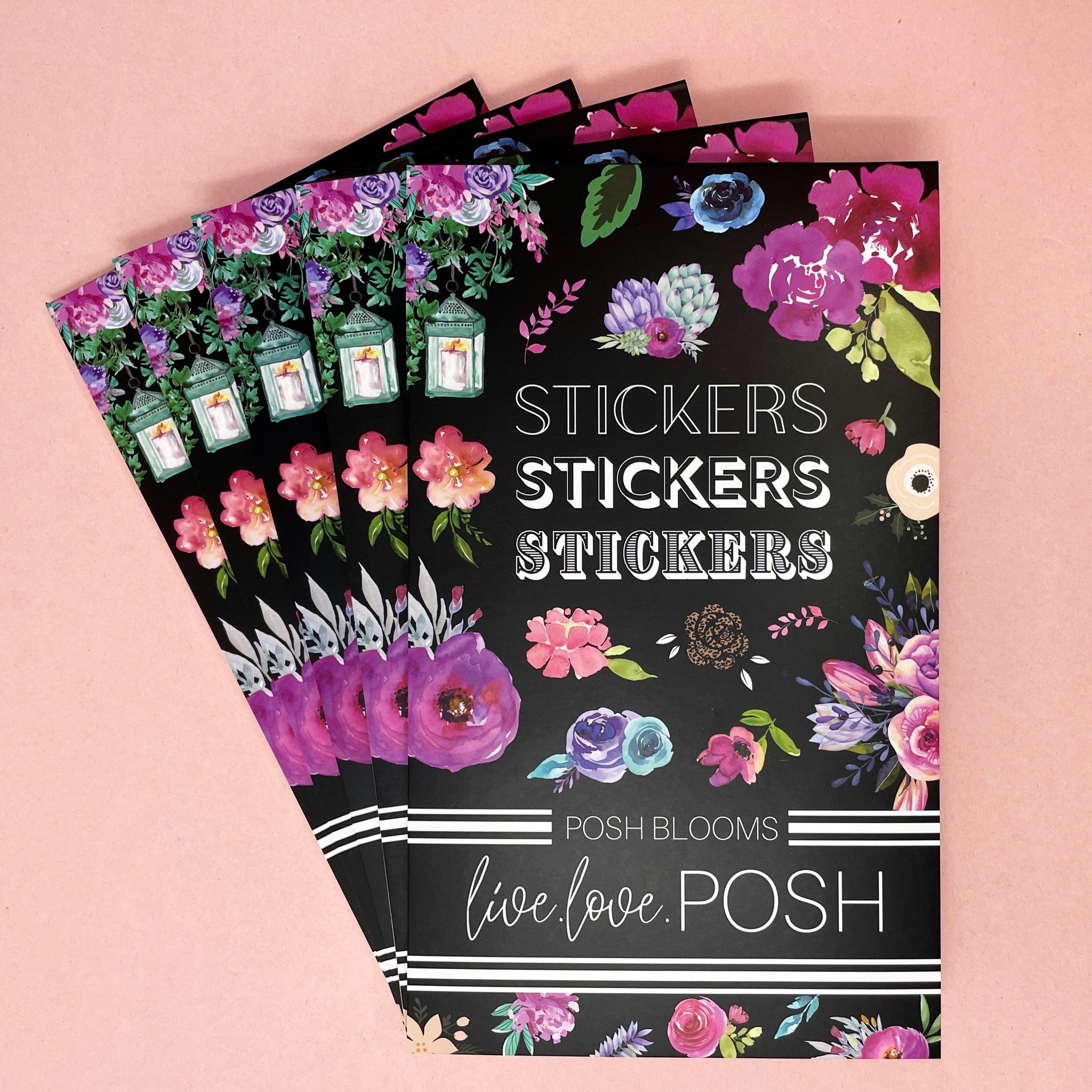 "OOPS" POSH BLOOMS VOLUME 2 STICKER BOOK