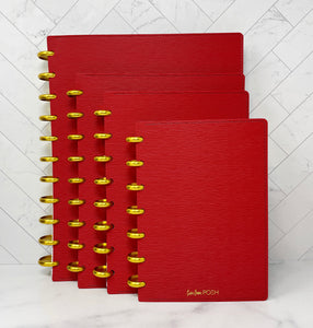 CHIC COVER SET - RIDGED VIVID RED