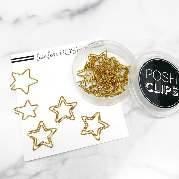 POSH CLIPS - BRONZE STAR