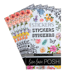 Bloom Beautifully - Floral Sticker Sheet