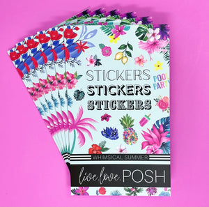 WHIMSICAL SUMMER STICKER BOOK