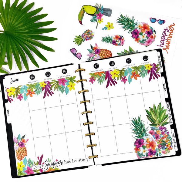 WHIMSICAL SUMMER STICKER BOOK