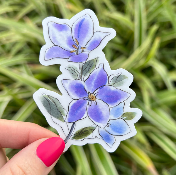 WILDFLOWER BLOOMS VINYL STICKER PACK (SET OF 8)