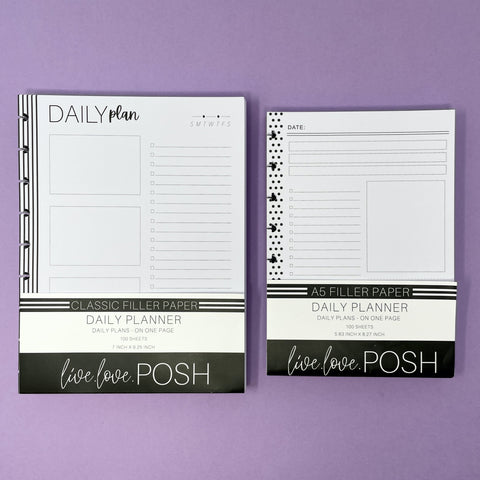 DAILY PLANS FILLER PAPER - *Discontinued Version*