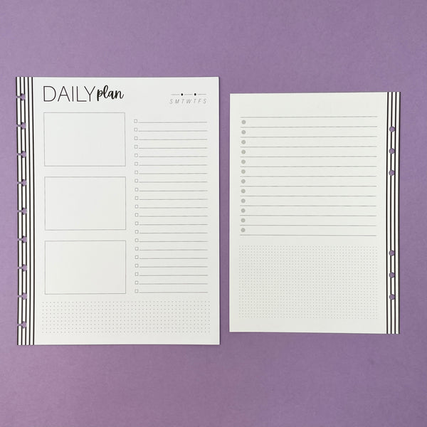 DAILY PLANS FILLER PAPER - *Discontinued Version*