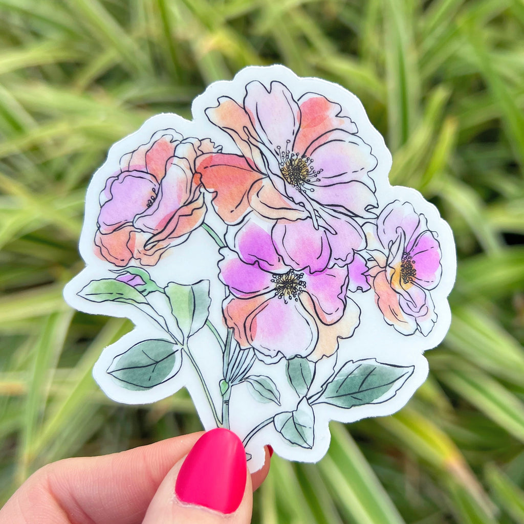 Wildflower Can Sticker – Moore