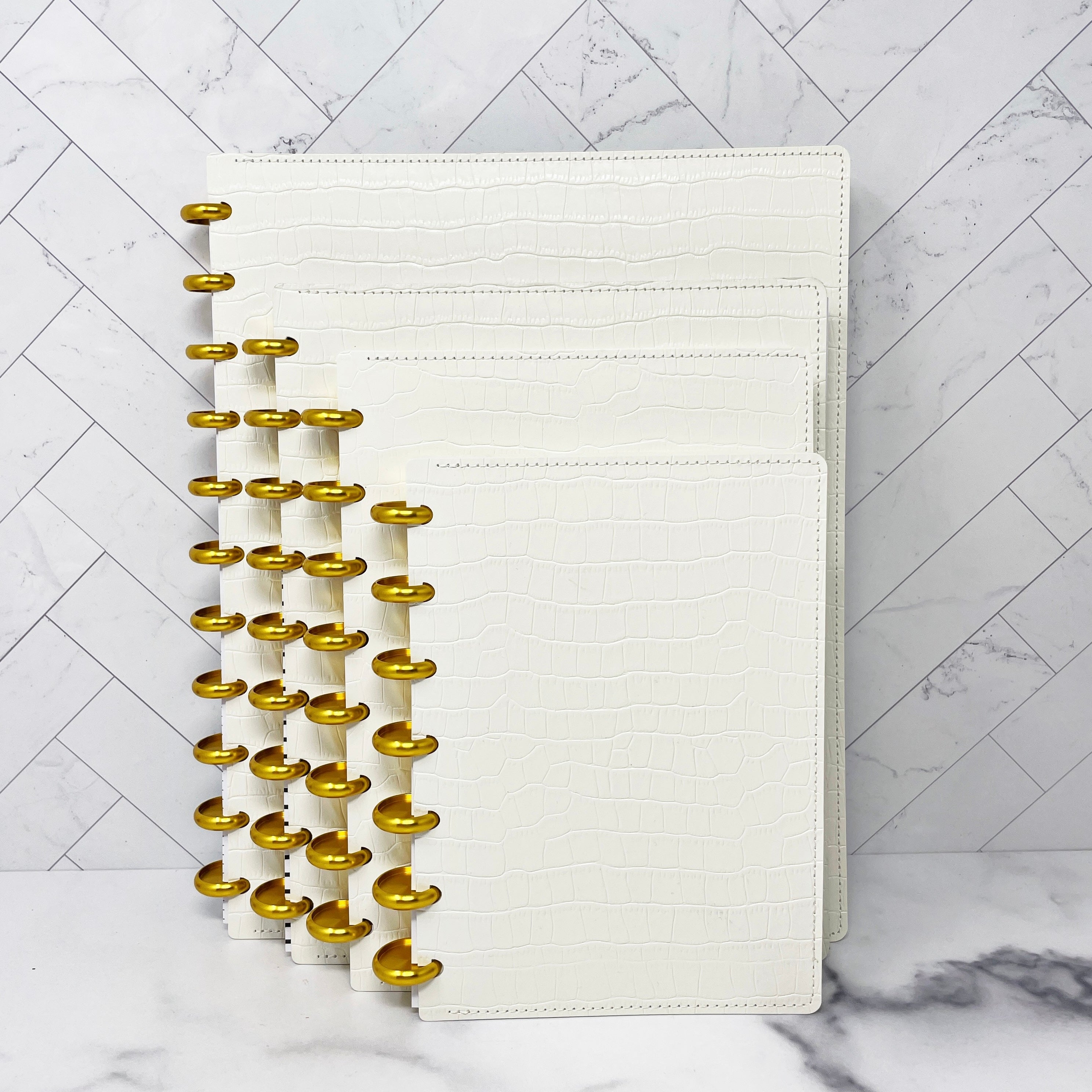 CHIC COVER SET - SIMPLY WHITE CROCO – Live Love Posh