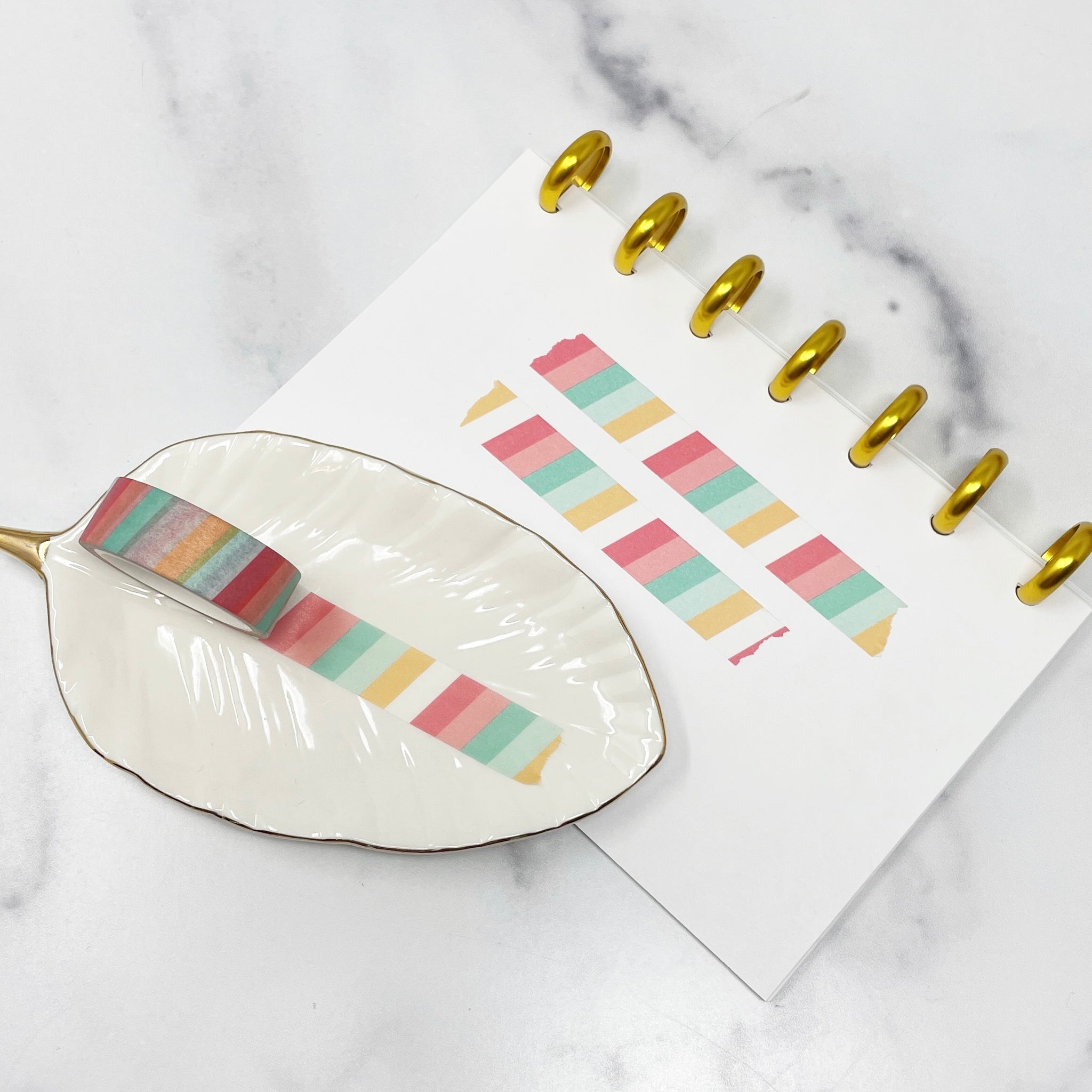 PASTEL SORBET STRIPE WASHI TAPE – Live Love Posh