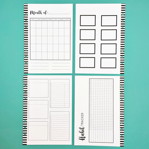 MONTHLY OVERVIEW FILLER PAPER - *Discontinued Version*