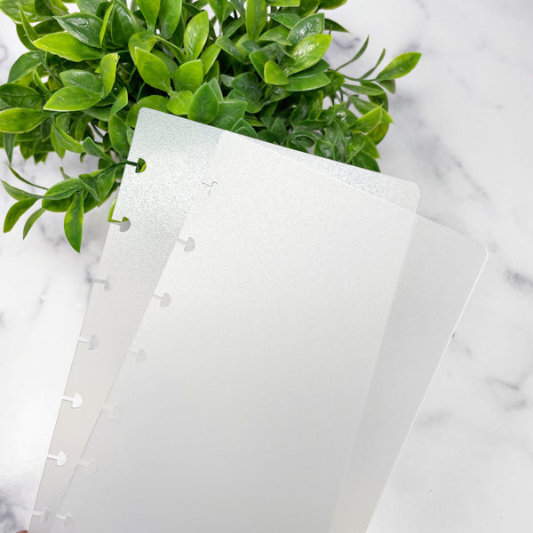 FROSTED PLANNER COVERS