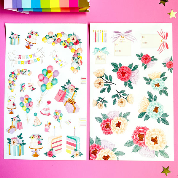 POSH PARTY DELUXE STICKER BOOK