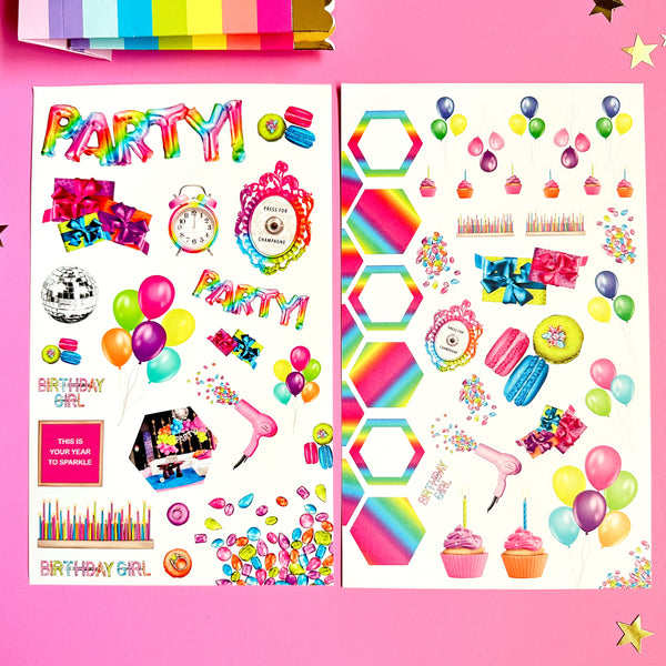 POSH PARTY DELUXE STICKER BOOK