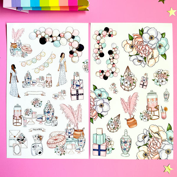 POSH PARTY DELUXE STICKER BOOK