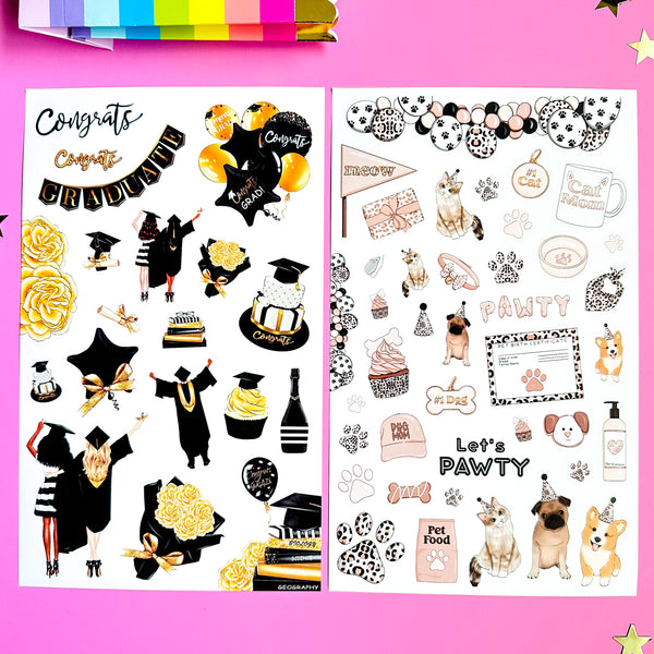 POSH PARTY DELUXE STICKER BOOK
