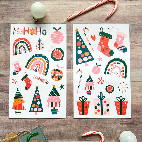 HOLLY JOLLY DELUXE STICKER BOOK