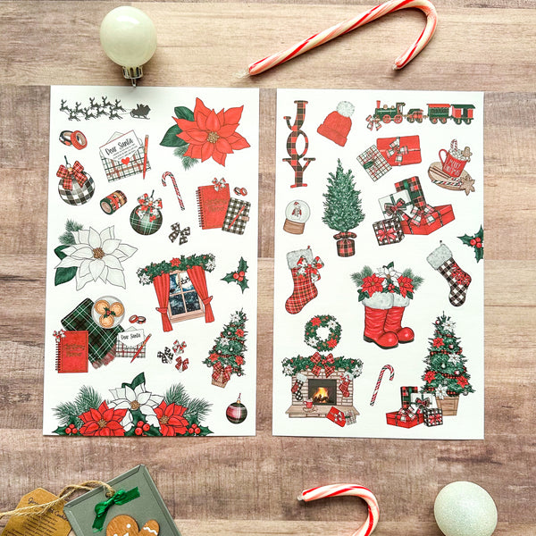 HOLLY JOLLY DELUXE STICKER BOOK