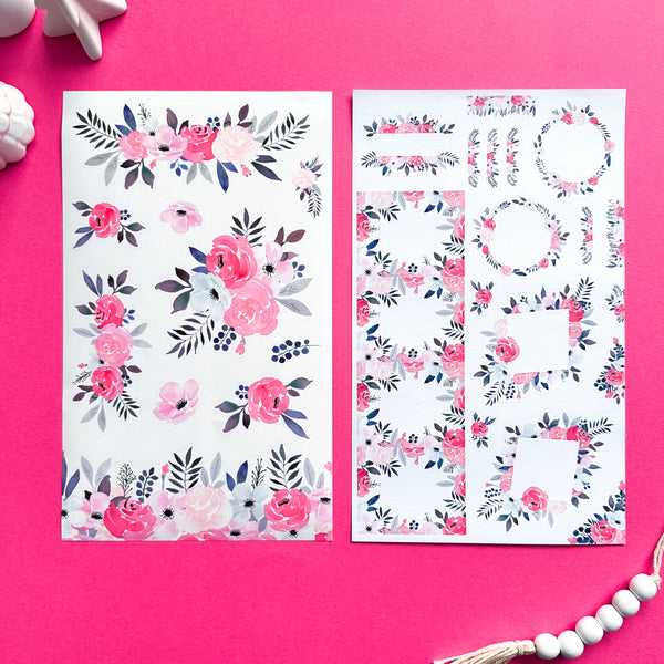 WINTER BLOOMS STICKER BOOK