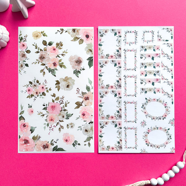 WINTER BLOOMS STICKER BOOK