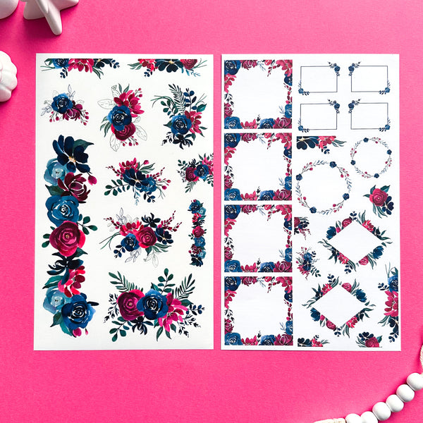 WINTER BLOOMS STICKER BOOK