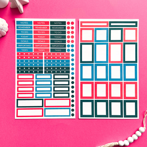 WINTER BLOOMS STICKER BOOK