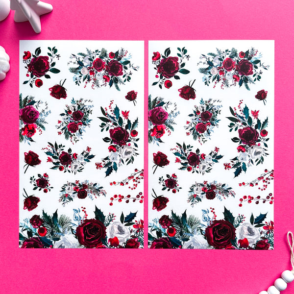 WINTER BLOOMS STICKER BOOK