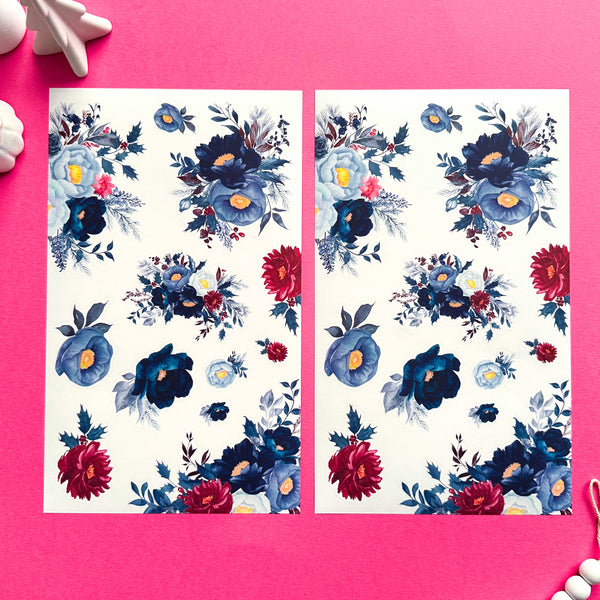 WINTER BLOOMS STICKER BOOK