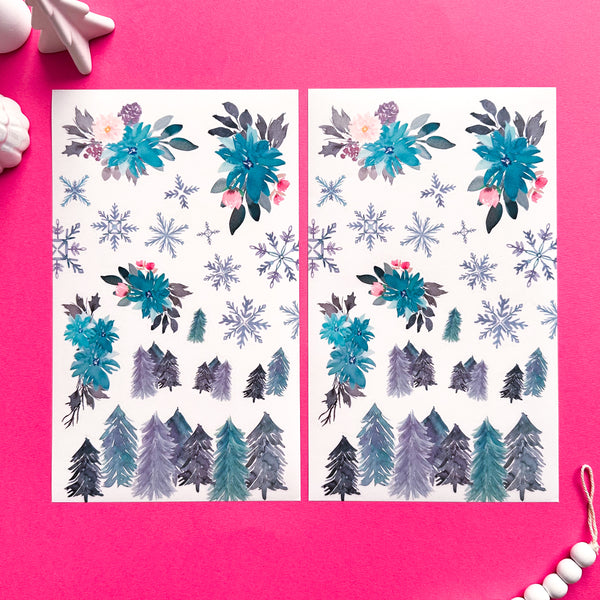 WINTER BLOOMS STICKER BOOK