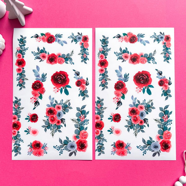 WINTER BLOOMS STICKER BOOK