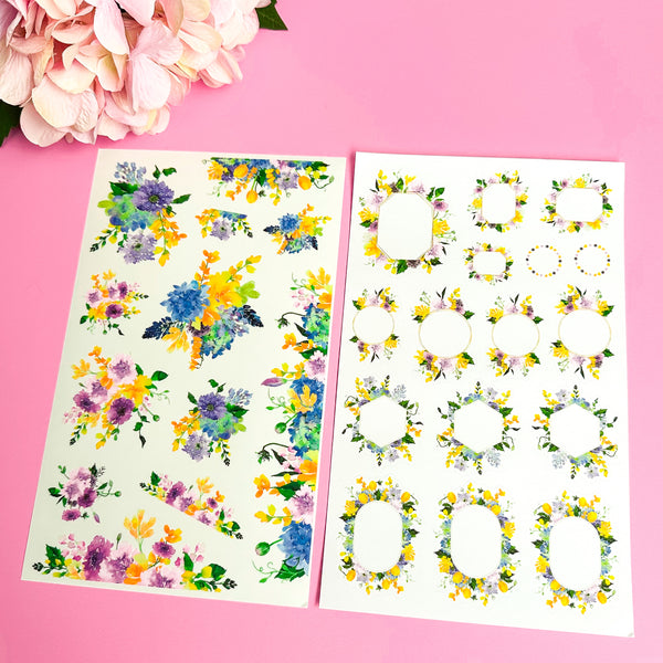 POSH SPRING STICKER BOOK