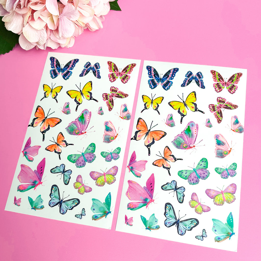 WILDFLOWER BLOOMS VINYL STICKER PACK (SET OF 8) – Live Love Posh