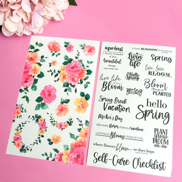 POSH SPRING STICKER BOOK