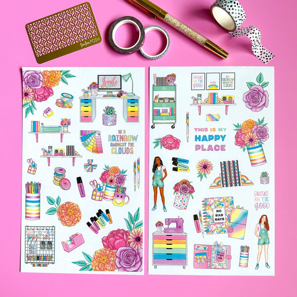 CRAFTY PLANNER STICKER BOOK