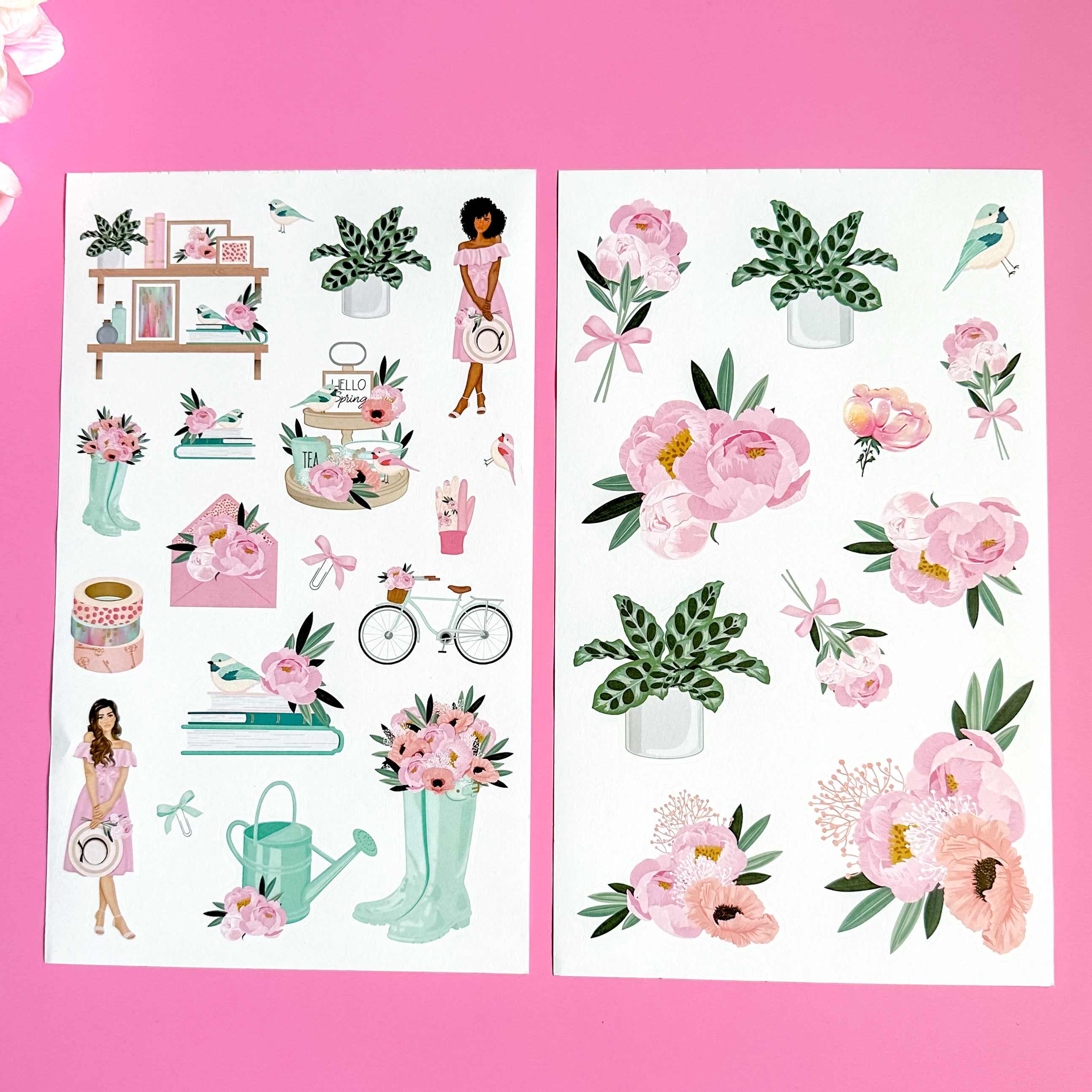 Sticker Book Spring HELLO SPRING STICKER BOOK – Live Love Posh
