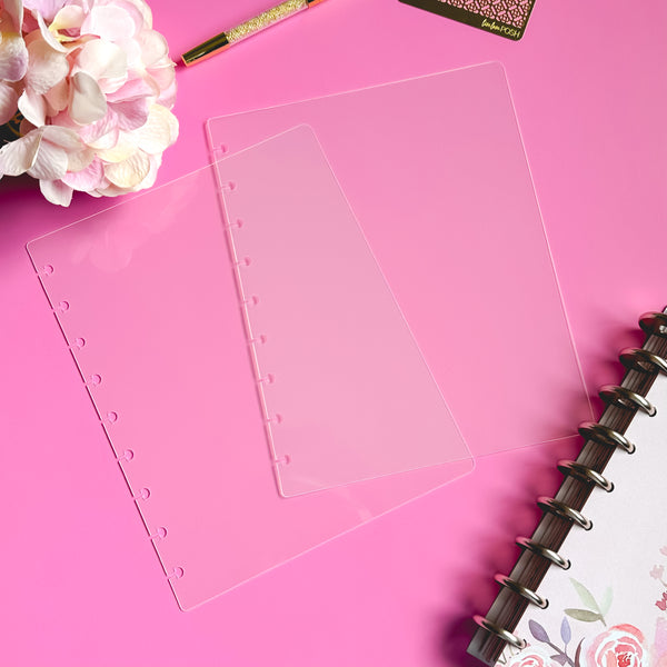 CLEAR PLANNER COVERS