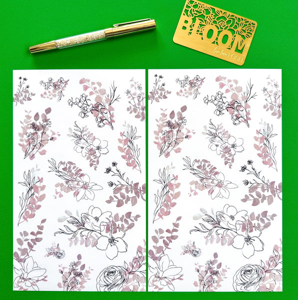 BEAUTIFULLY LINED STICKER BOOK