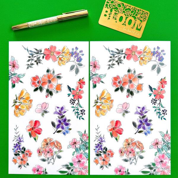 BEAUTIFULLY LINED STICKER BOOK