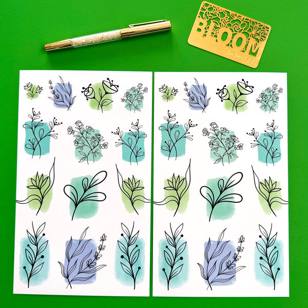 BEAUTIFULLY LINED STICKER BOOK