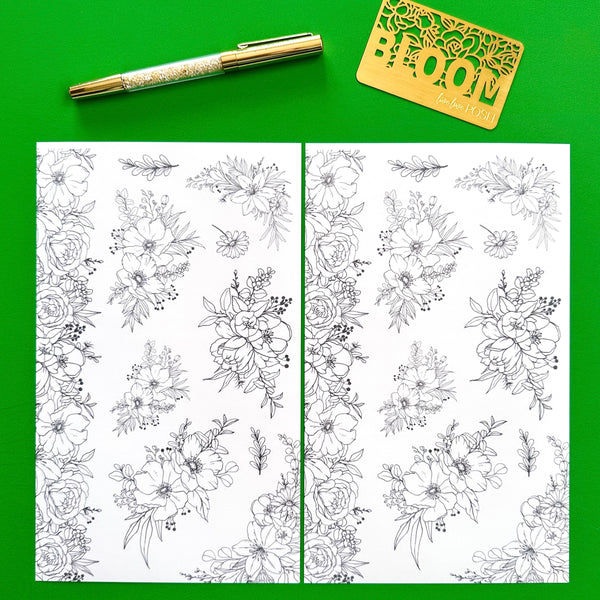 BEAUTIFULLY LINED STICKER BOOK
