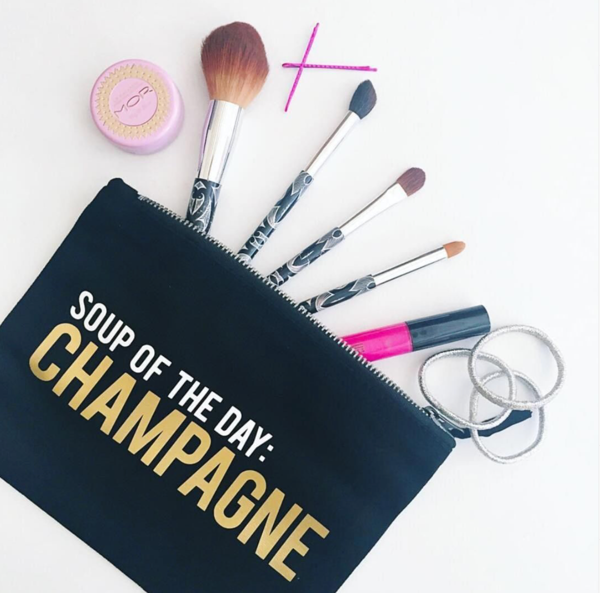 SOUP OF THE DAY: CHAMPAGNE - ZIPPER POUCH