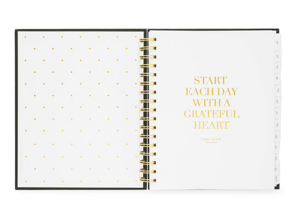 2022 SIGNATURE SPIRAL PLANNER - BLACK